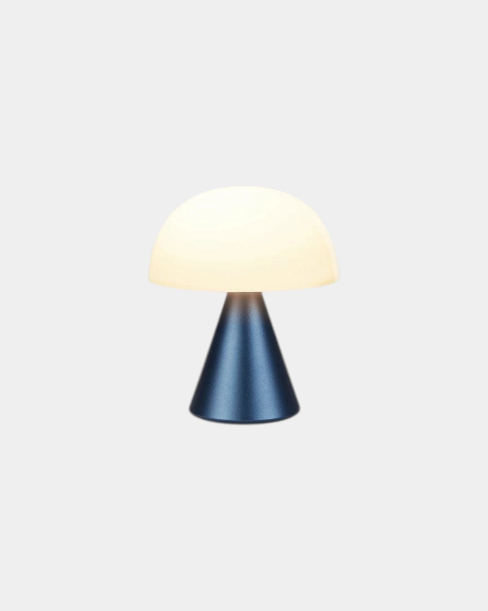 Lampe LED portable aluminium Lexon Mina M à personnaliser - Dark Blue